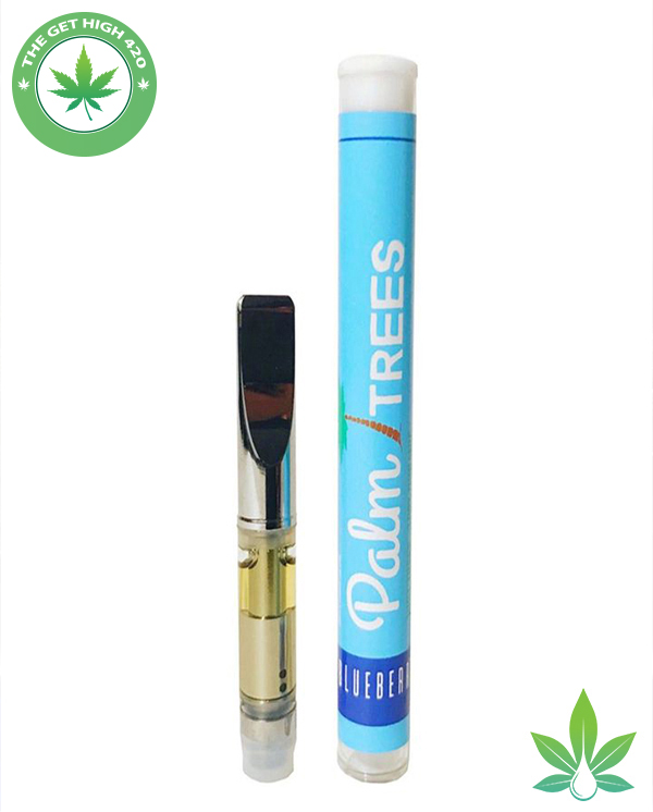 Palm Trees Blueberry CBD Vape Cartridge